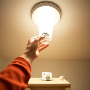 Jak wymienić żarówkę w tubie sufitowej