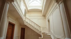 sztukateria na schodach